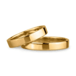 Verigheta clasica aur galben simpla set