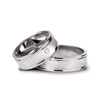 Set verighete aur alb cu finisaj nebula, misterul cosmosului