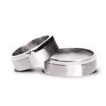 Pereche verighete aur alb cu model time, valoarea momentelor