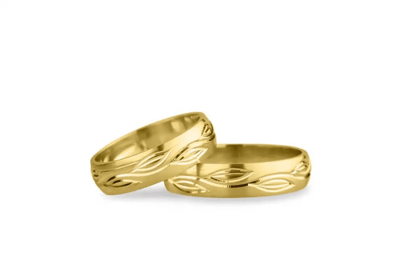 Verigheta aur model frumoza, aur galben, 14k, gravate