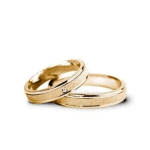 Verighete Aur Galben Subtiri Cu Piatra d078-g