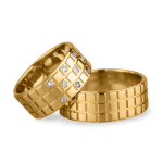 Verighete Aur Galben cu Pietre – Opulență și Strălucire d756-g