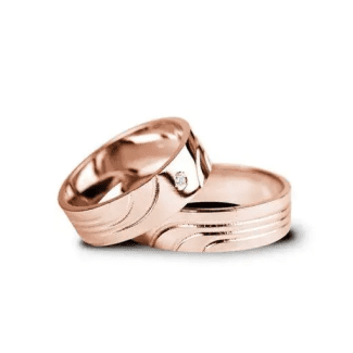 Verighete Simple Aur Roz D050-R