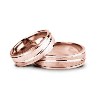 Verighete Simple Aur Roz D070-R