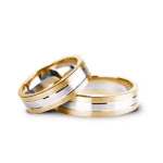 Verighete aur roz cu pathway alb spre galben, drumul culorilor