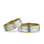 Pereche verighete aur combinat cu model neural network, rețeaua neurală