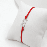 Brățară cu Șnur Aur și Pandantiv Pisicuță SR013