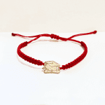 Brățară Absolvire Aur 14K cu Șnur Reglabil SR031