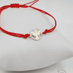 Bratara Snur Aur si Charm Inger in Cerc din Aur 14K SR035